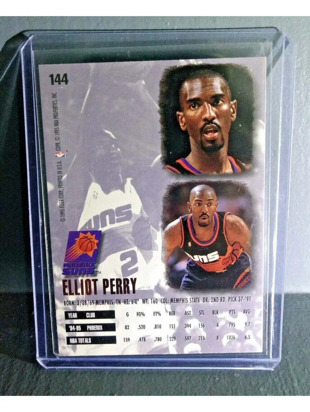 1995-96 Elliot Perry Fleer Ultra #144 Basketball Card